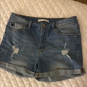 Kan Can brand Denim Blue Women's Shorts EUC